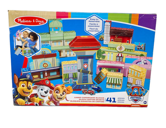 Bloques Gigantes de Cartón "Paw Patrol" de Melissa & Doug - Construye Diversión Sin Límites