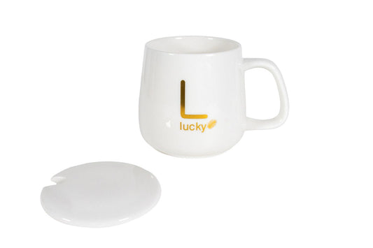 Taza Calentadora "Lucky" con Plato Base - Un Toque de Confort y Estilo